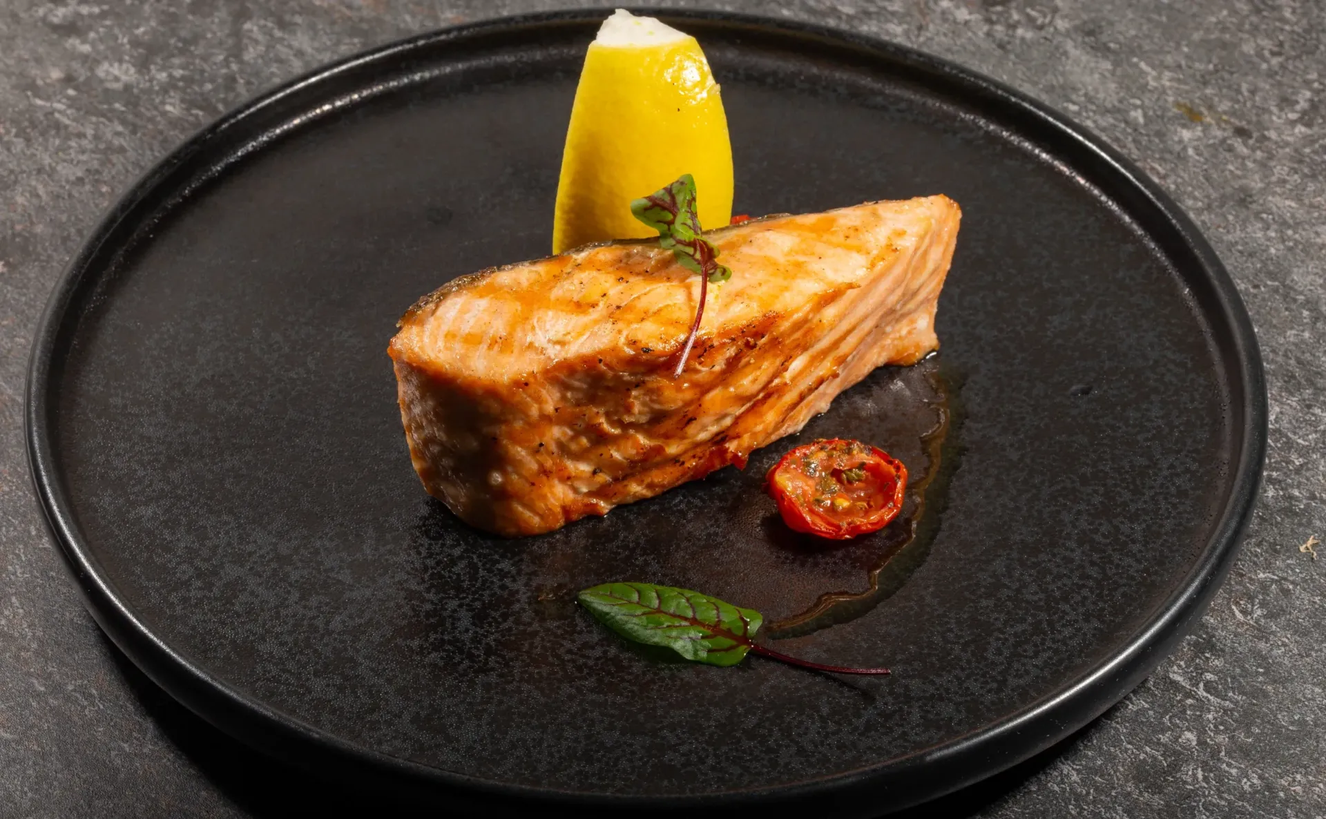 Grill Salmon Steak