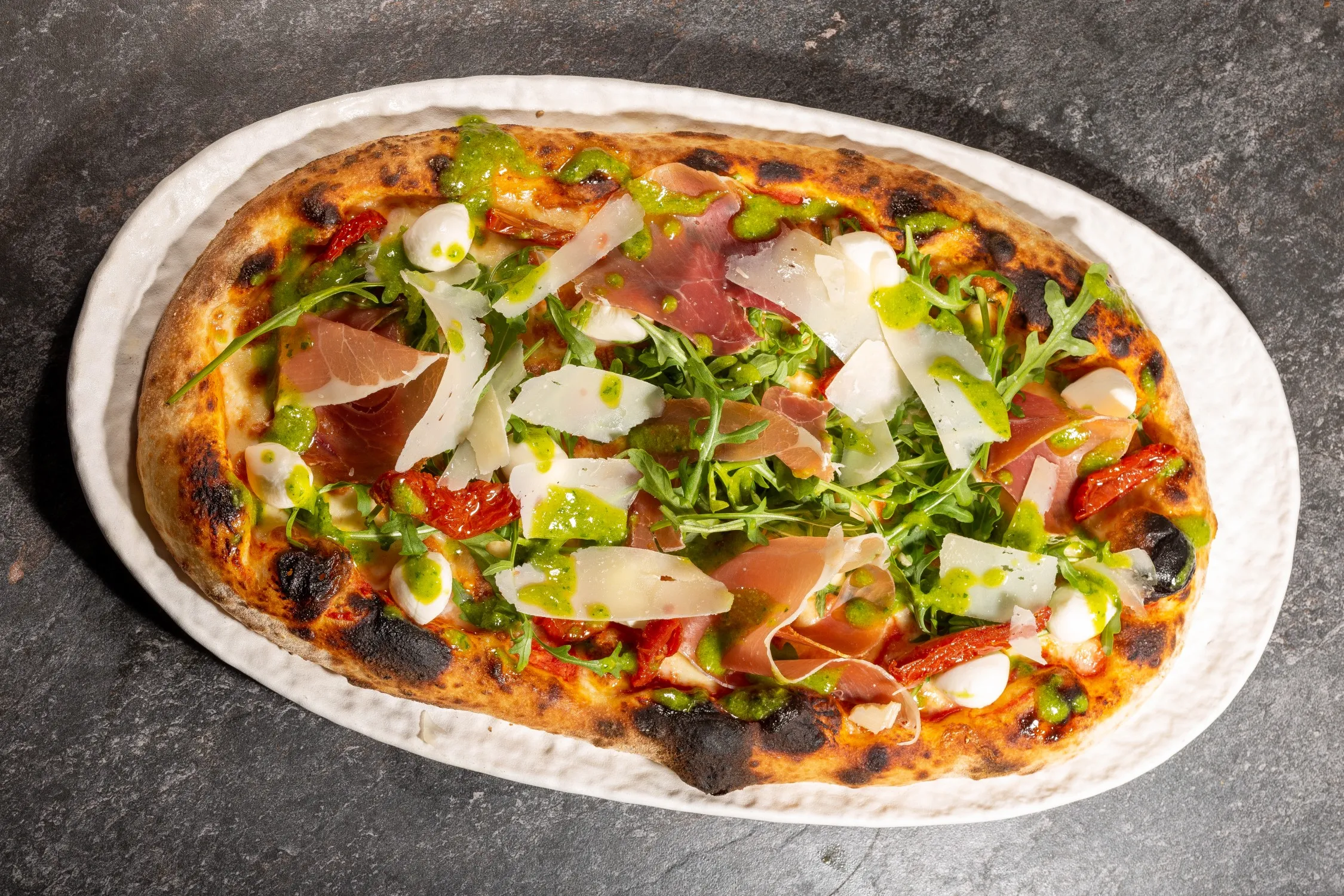 PINSA PROSCIUTTO BURATTA